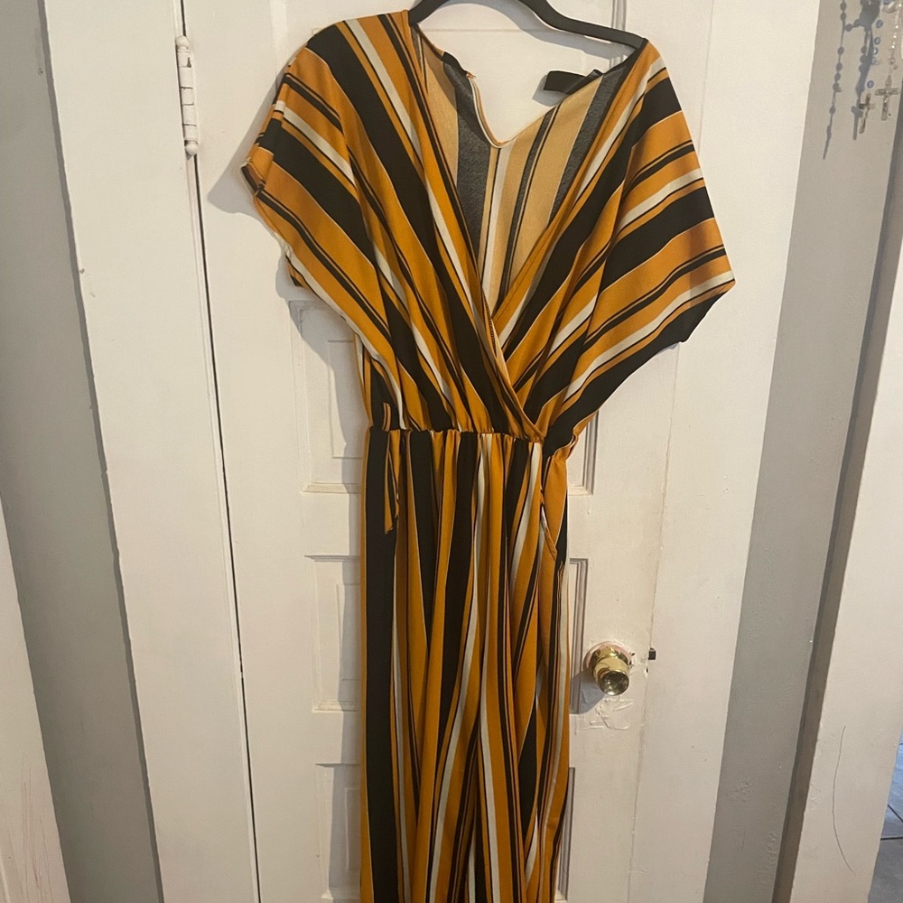 Beautiful Yellow Pant Romper